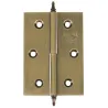 Zawias mosiężny 60x40mm złoto antyczne LEWY (pl) mod. 1006