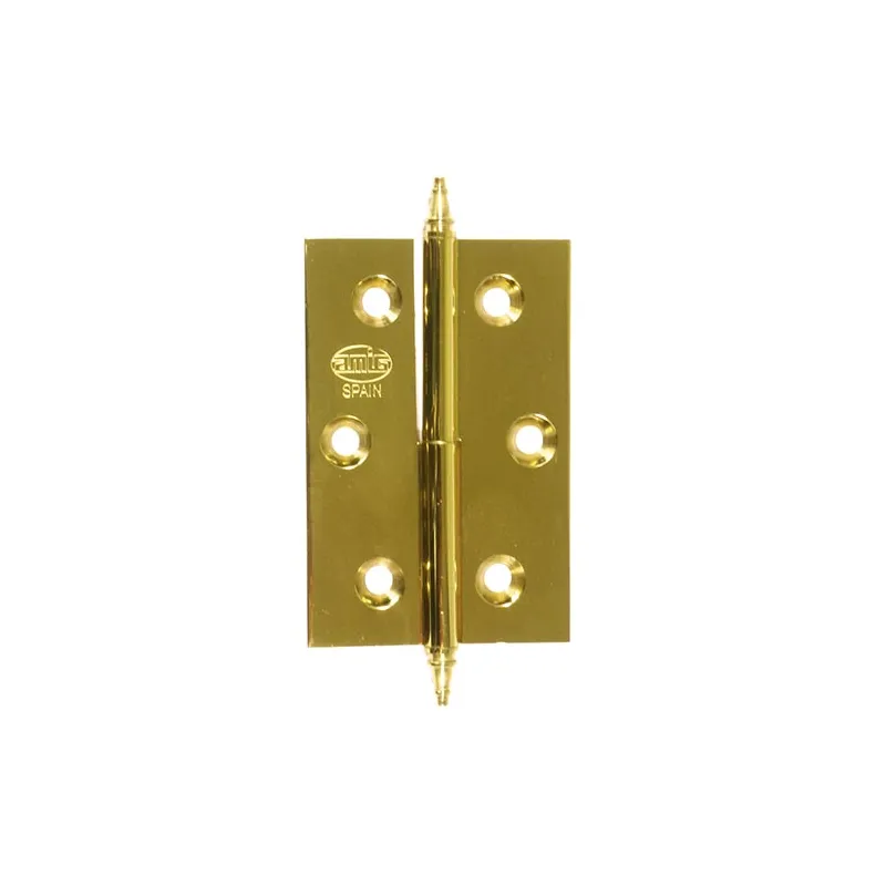Zawias mosiężny lakierowany 60x40mm PRAWY (pl) mod. 1006