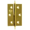 Zawias mosiężny lakierowany 60x40mm PRAWY (pl) mod. 1006