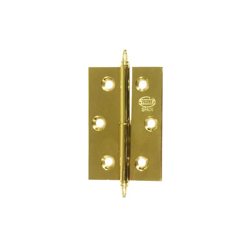 Zawias mosiężny lakierowany 60x40mm LEWY (pl) mod. 1006