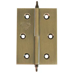 Zawias do drzwi 70x50mm mosiądz złoto antyczne PRAWY (pl) mod. 1006 EAN