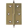 Zawias mosiężny 70x50mm złoto antyczne LEWY (pl) mod. 1006