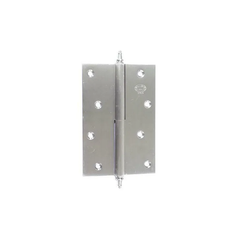Zawias do drzwi 100x70mm mosiądz chrom mat rozłączny LEWY (pl) mod. 1007