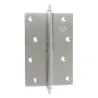 Zawias do drzwi 100x70mm mosiądz chrom mat rozłączny LEWY (pl) mod. 1007