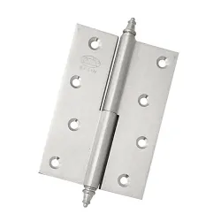 Zawias do drzwi 100x70mm mosiądz chrom satyna rozłączny PRAWY (pl) mod. 1007