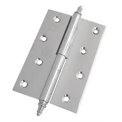 Zawias do drzwi 100x70mm mosiądz chrom połysk rozłączny PRAWY (pl) mod. 1007