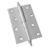 Zawias do drzwi 100x70mm mosiądz chrom połysk rozłączny LEWY (pl) mod. 1007