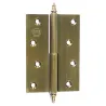 Zawias do drzwi 100x70mm mosiądz złoto antyczne rozłączny PRAWY (pl) mod. 1007