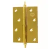 Zawias do drzwi 100x70mm mosiądz lakierowany rozłączny LEWY (pl) mod. 1007