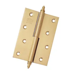 Zawias do drzwi 100x70mm mosiądz mat rozłączny PRAWY (pl) mod. 1007