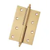 Zawias do drzwi 100x70mm mosiądz mat rozłączny PRAWY (pl) mod. 1007