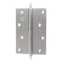 Zawias do drzwi 120x80mm mosiądz chrom mat rozłączny PRAWY (pl) mod. 1007