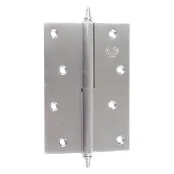 Zawias do drzwi 120x80mm mosiądz chrom mat rozłączny LEWY (pl) mod. 1007