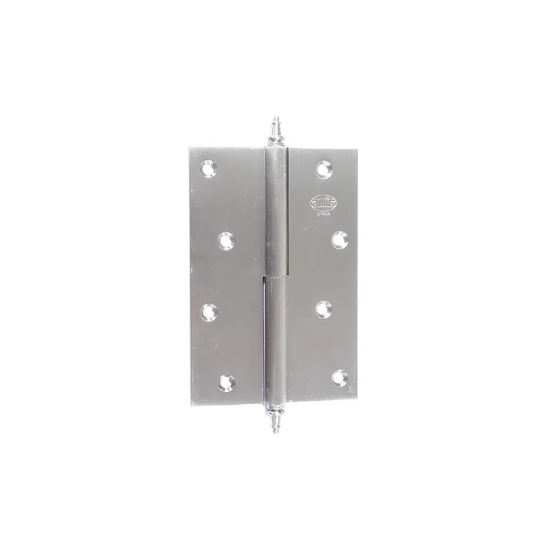 Zawias do drzwi 120x80mm mosiądz chrom mat rozłączny LEWY (pl) mod. 1007