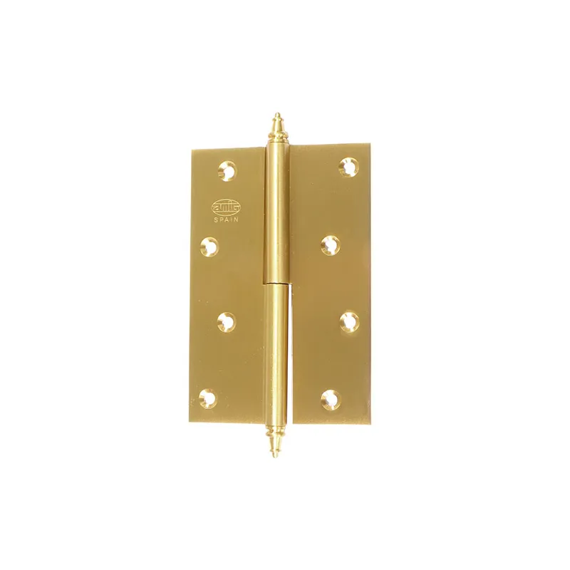 Zawias do drzwi 100x70mm mosiądz satyna rozłączny PRAWY (pl) mod. 1007