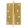 Zawias do drzwi 100x70mm mosiądz satyna rozłączny PRAWY (pl) mod. 1007