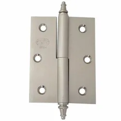 Zawias do drzwi 80x60mm mosiądz chrom mat rozłączny PRAWY (pl) mod. 1007