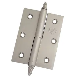 Zawias do drzwi 60x60mm mosiądz chrom mat rozłączny LEWY (pl) mod. 1007