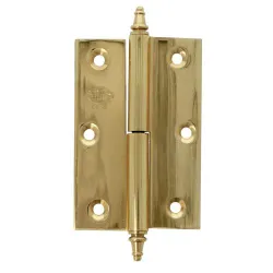 Zawias do drzwi 80x60mm mosiądz lakierowany rozłączny PRAWY (pl) mod. 1007