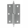 Zawias do drzwi 90x60mm mosiądz chrom mat rozłączny LEWY (pl) mod. 1007