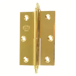 Zawias do drzwi 90x60mm mosiądz lakierowany rozłączny PRAWY (pl) mod. 1007