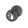 Szyldzik na klucz 38mm z klapką czarny FF06