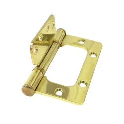 Zawias szczelinowy 101x89mm stal mosiądzowany 2szt. mod. BG1 EAN