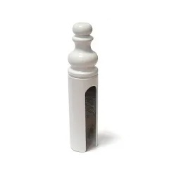 Osłonka do zawiasu wkręcanego fi. 14mm biała RAL9010 ozdobna mod. 3154