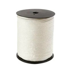 Nylonowy sznur 6mm Sash biały 100m na  rolce