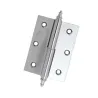 Zawias do drzwi 80x60mm mosiądz chrom połysk rozłączny PRAWY (pl) mod. 1007