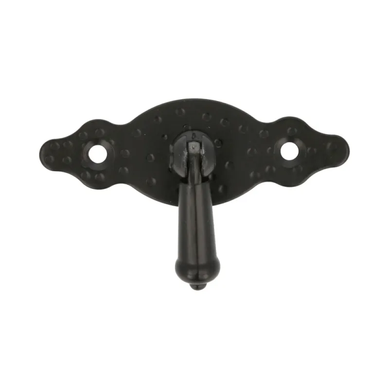 Uchwyt meblowy czarny kołatka 80x28mm mod.1004 DIS