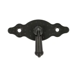 Uchwyt meblowy czarny kołatka 80x28mm mod.1004