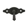Uchwyt meblowy czarny kołatka 80x28mm mod.1004