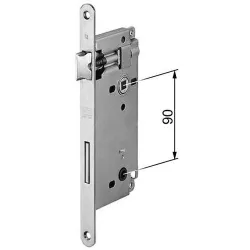 Zamek drzwiowy łazienkowy 90/50 chrom mat F18 PATENT GRANDE