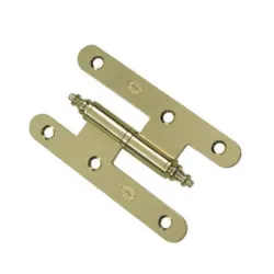 Zawias do drzwi 100x56mm stal złoty rozłączny LEWY (pl) mod. 408C