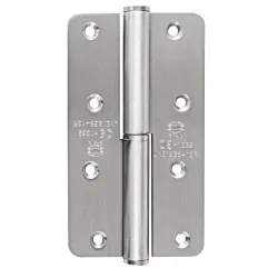 Zawias do drzwi 140x80mm stal nierdzewna INOX PRAWY (pl) mod. 429 CE