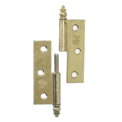 Zawias meblowy 51x36mm mosiądzowany PRAWY (pl) mod. 541 EAN