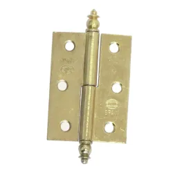 Zawias meblowy 51x36mm mosiądzowany LEWY (pl) mod. 541 EAN