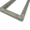 Wspornik półki stal surowa 180x400 mm mod. LOFT 40