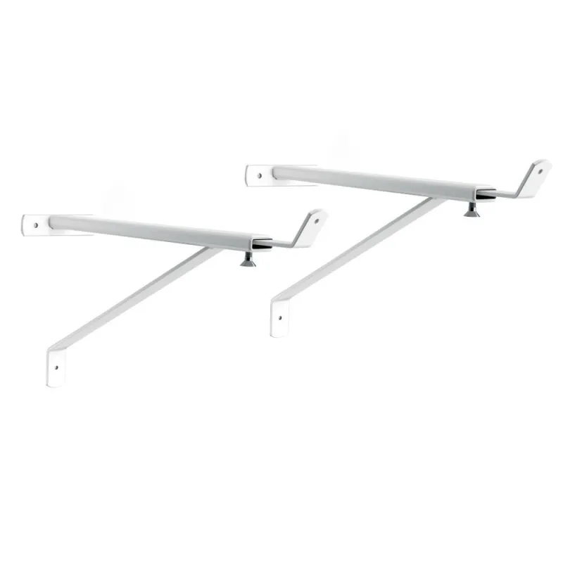 Wspornik pod umywalkę regulowany 260-420x175mm biały MENSOLA PILOZZO