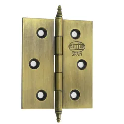 Zawias mosiężny 60x50mm złoto antyczne splatany mod. 1003