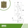 Zawias mosiężny 60x50mm złoto antyczne splatany mod. 1003