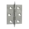 Zawias mosiężny 60x50mm chrom mat splatany mod. 1003
