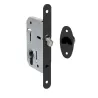 Zamek hakowy na wkładkę 50mm czarny czoło 16x160mm SCIVOLA Tre