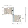 Zawias IPA 11167-90 stal.trzp. Le. gal