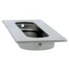 Uchwyt wpuszczany mod. 12 150x50 inox
