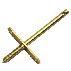 Wspornik półki wkręcany niewidoczny ukryty 9x300mm żółty ocynk mod.20