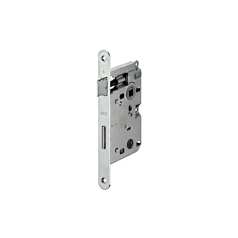 Zamek łazienkowy 70/50 niklowany F20 PATENT Piccola