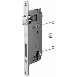 Zamek na wkładkę 90/50 chrom mat F18 t.9 PATENT GRANDE