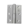 Zawias do drzwi 80x60mm stal nierdzewna INOX rozłączny LEWY (pl) mod. 2077